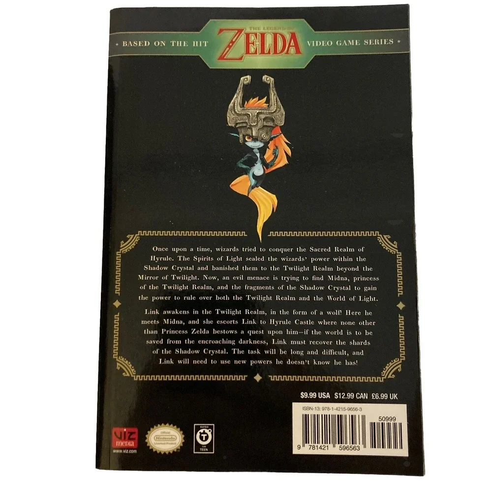 The Legend of Zelda: Twilight Princess 1 2 3 4 5 Graphic Novels Akira Himekawa